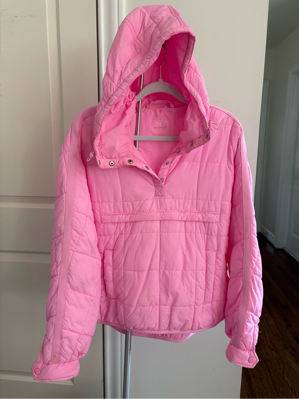 FP Movement Free People Pippa Packable Pullover Puffer Jacket Pink Viola XS